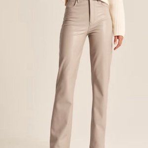 Abercrombie & Fitch Women's Tan and Cream Trousers